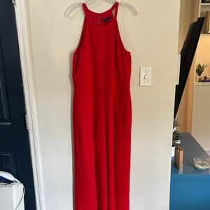 Banana Republic Vibrant Red Jumpsuit